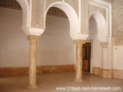 Photos of Ben Youssef Madrassa, Marrakech Islamic college from 14th Century in Marrakech