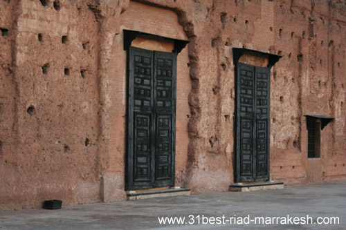 Photos of Palace el-Badi from 1578 Saadian king Ahmad al-Mansur in Marrakech