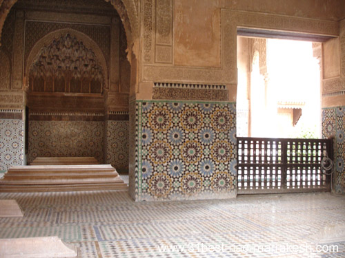 Photos of Saadian Tombs, Marrakech Mausoleum 17th century Saadi Dinasty Marrakech